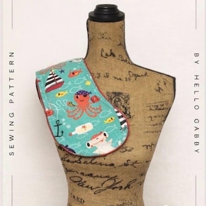 Spit Happens baby spuugdoek naaipatroon pdf | Eenvoudig babynaaipatroon voor beginners | Herbruikbare spuugdoekje | Direct downloaden