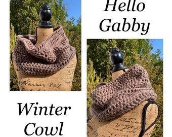 Winter Cowl Crochet Knit Scarf Neck Warmer Boho Wrap Shawl Sweater Free Shipping