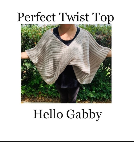 Perfect Twist Top PATTERN PDF Sizes Small to 6XL Bundle Beginner Wrap Scarf Nursing Cover Up Camping Cowl Boho Sweater