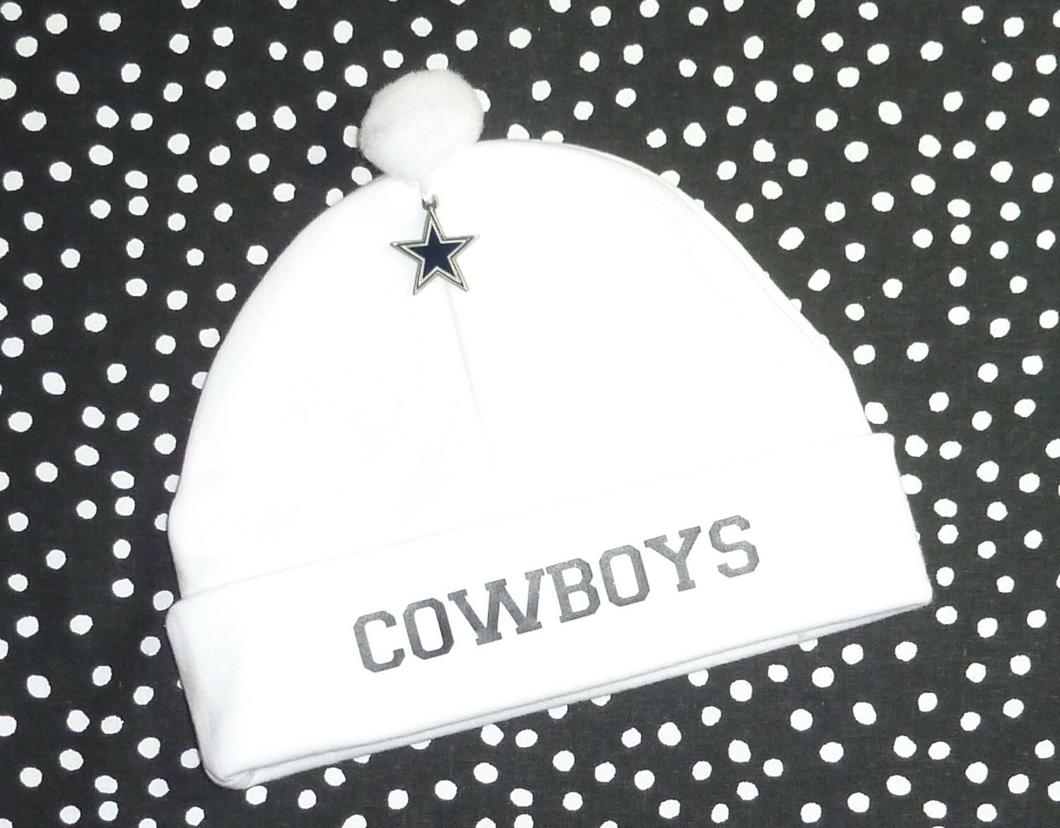 dallas cowboys infant beanie