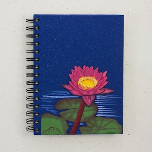Bellis ブルーロクタ紙ノート | ネパール製ハンドメイド | A5またはA6