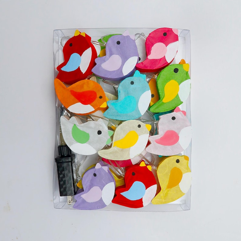 Handmade Bird String Lights – Charming and Whimsical LED Lights for ...