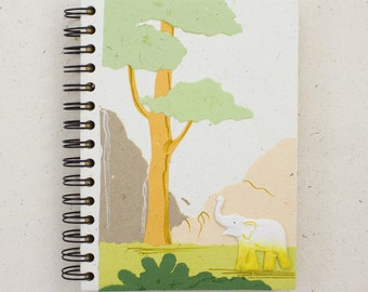 Bring Luck to Your Writing - Good Luck Elephant Large Notebook by Mr. Ellie Pooh