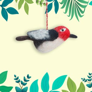 Felt Ornament - Woodpecker