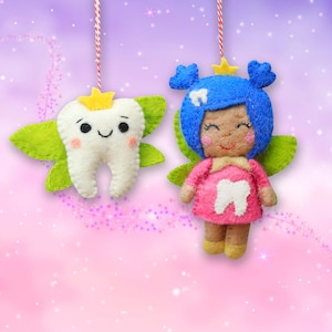 Felt Ornaments -Tooth Fairy and the Magical Tooth