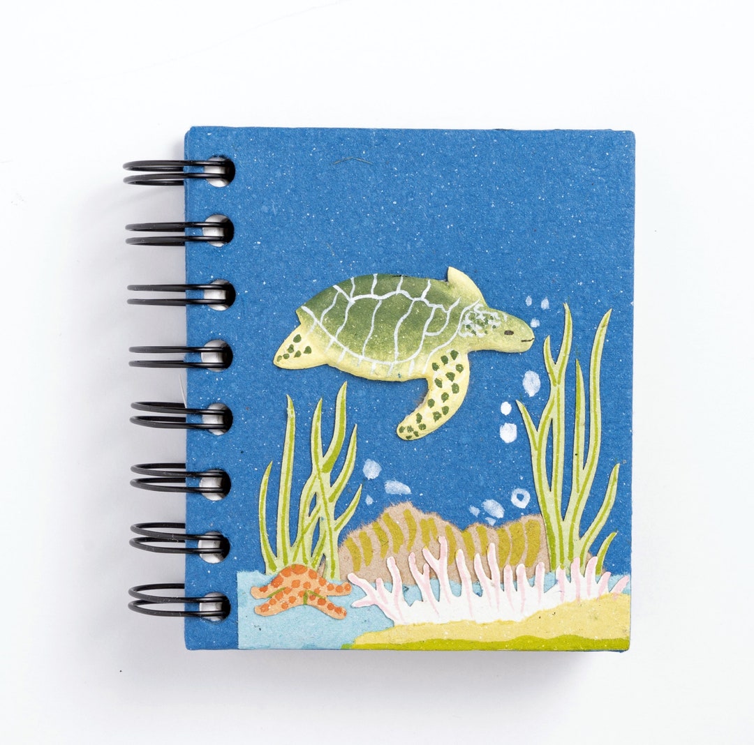 Sea Urchin Pocket Notebook in Neon
