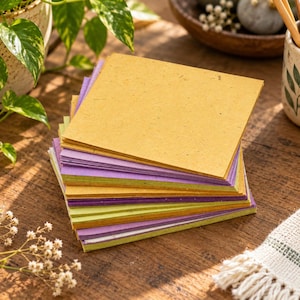Eco-Friendly Elephant Dung Paper Refills - Square Box Collection by Mr. Ellie Pooh