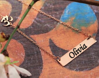 Necklace, 925 sterling silver. Sweet 16 gift, personalized necklace