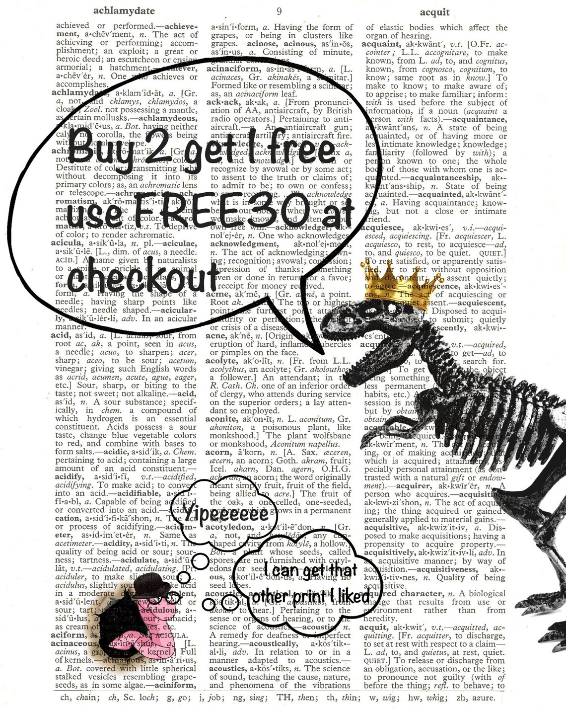 Bicycle Dictionary Print Vintage Art Dictionary Page of Bikes Etsy