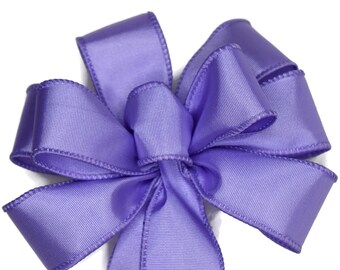 Bow for A Room Decor Bow for the Flowers Church Decor with Bow Wedding Bow Gift Bow Wreath Bow Lavender Bow Wired Decorative Bow