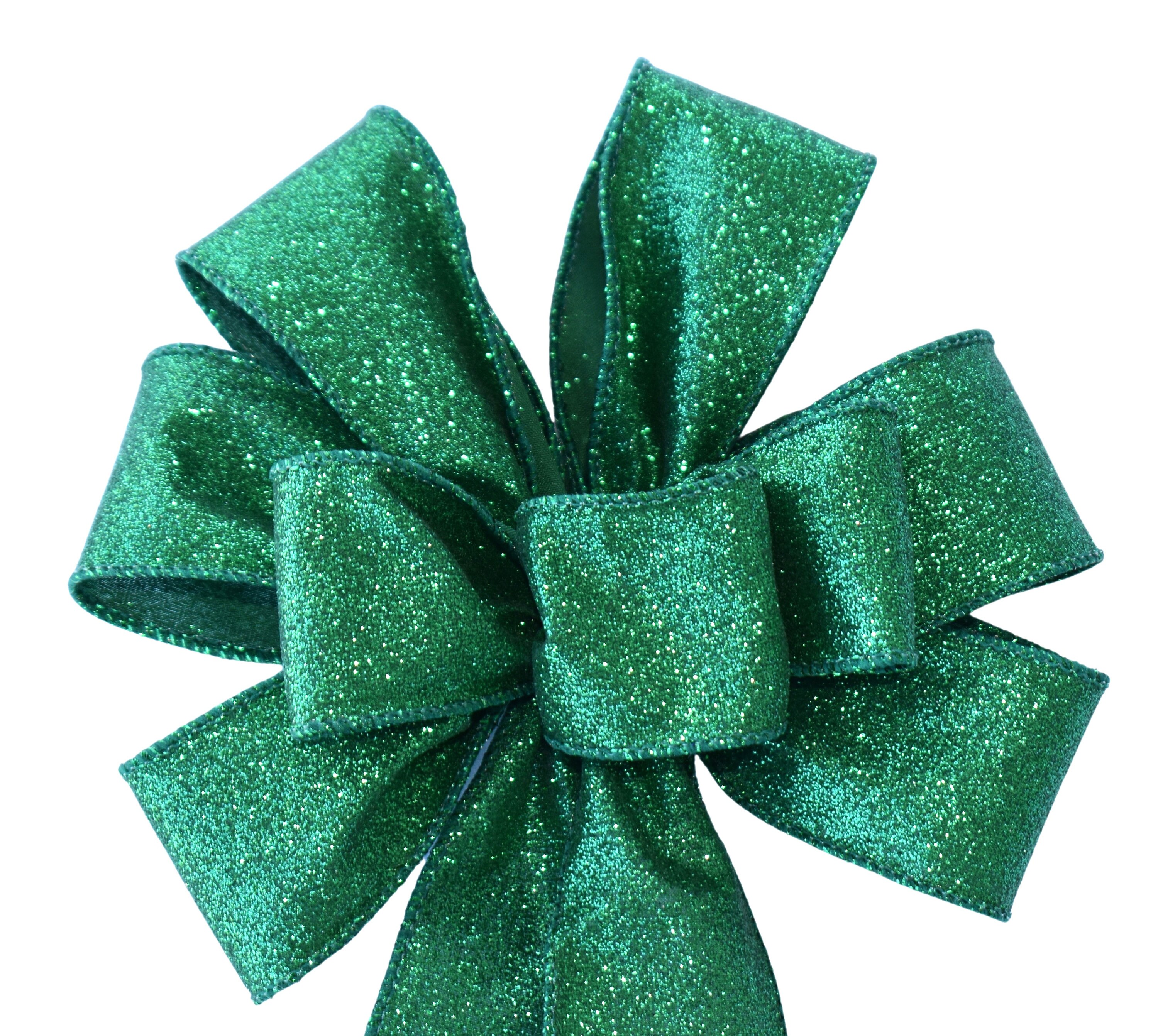 Emerald Green Metallic Wreath Bow - Package Perfect Bows