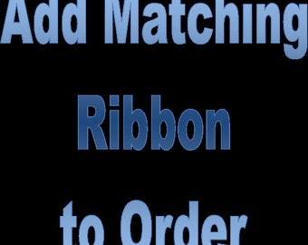 Add Matching Ribbon to Bow Order