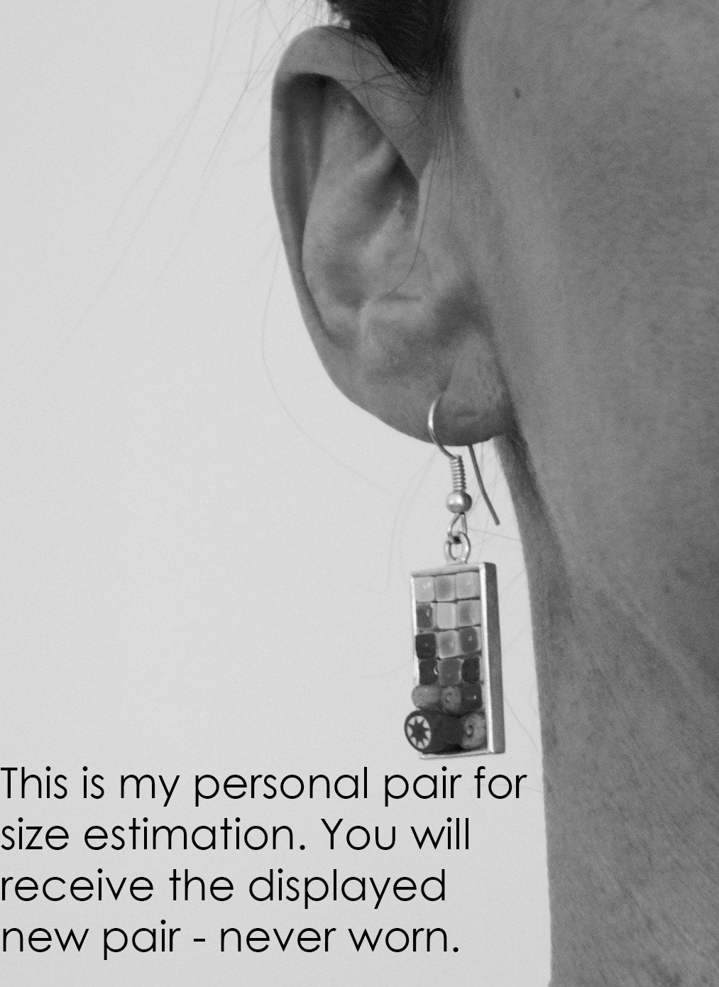 Green Earrings Dangle Earrings Mosaic Jewellery Ceramic Etsy