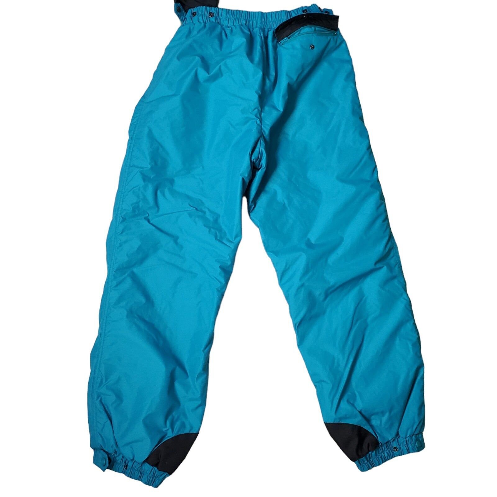 Vintage 90s Columbia Ski Snow Pants Men's Size L Green Nylon
