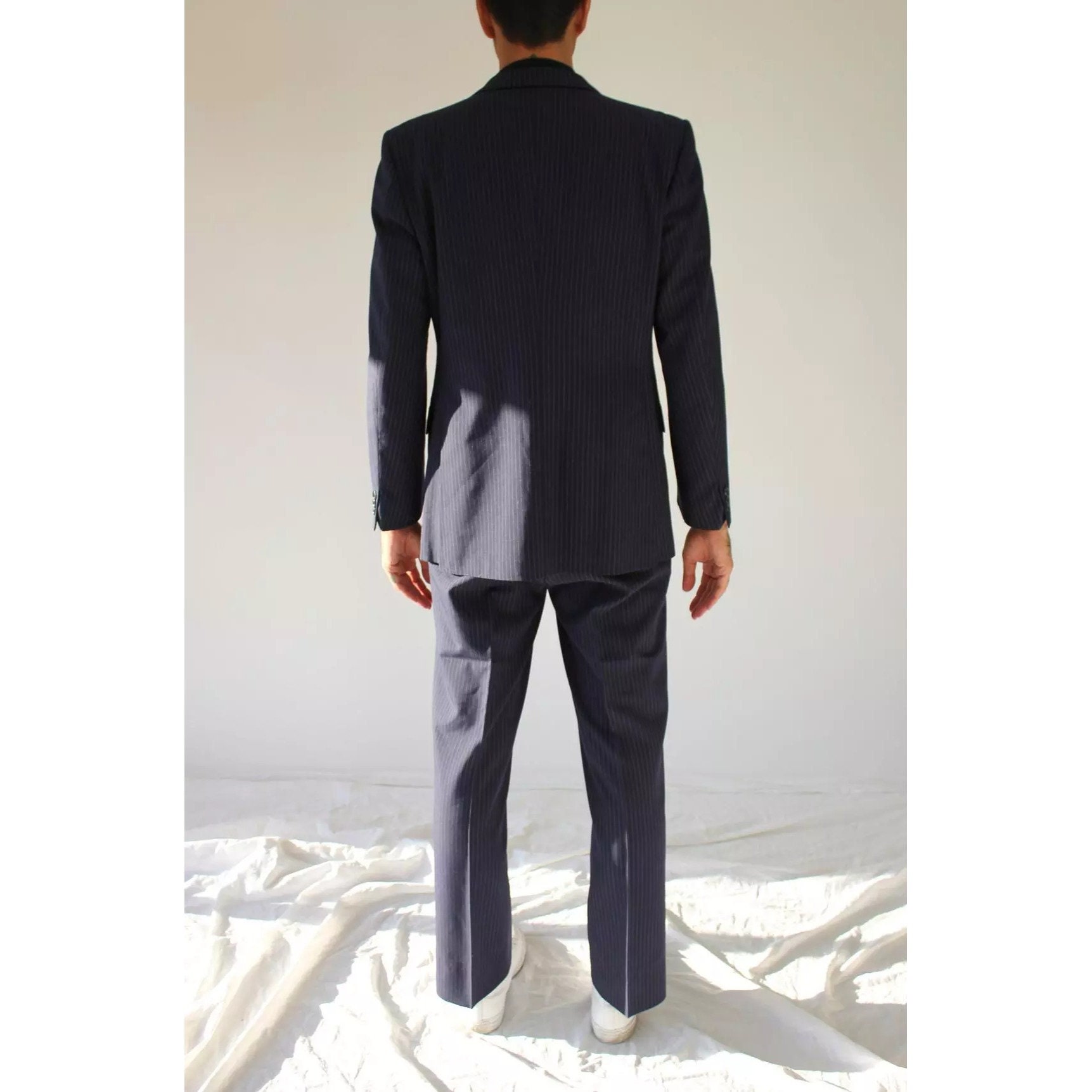 Yves Saint Laurent ストライプ三つ揃えスーツ Yves Saint Laurent ストライプ三つ揃えスーツ Yves Saint