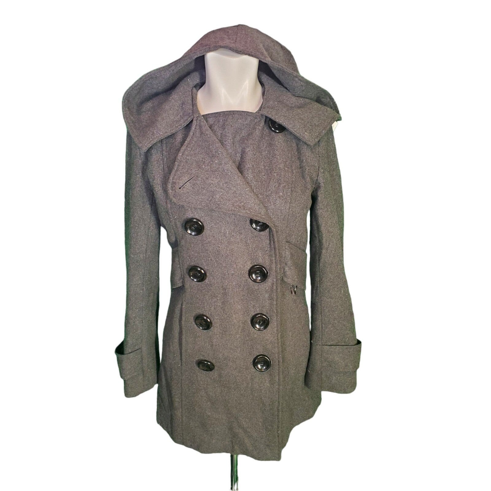 Hooded Peacoat Women 