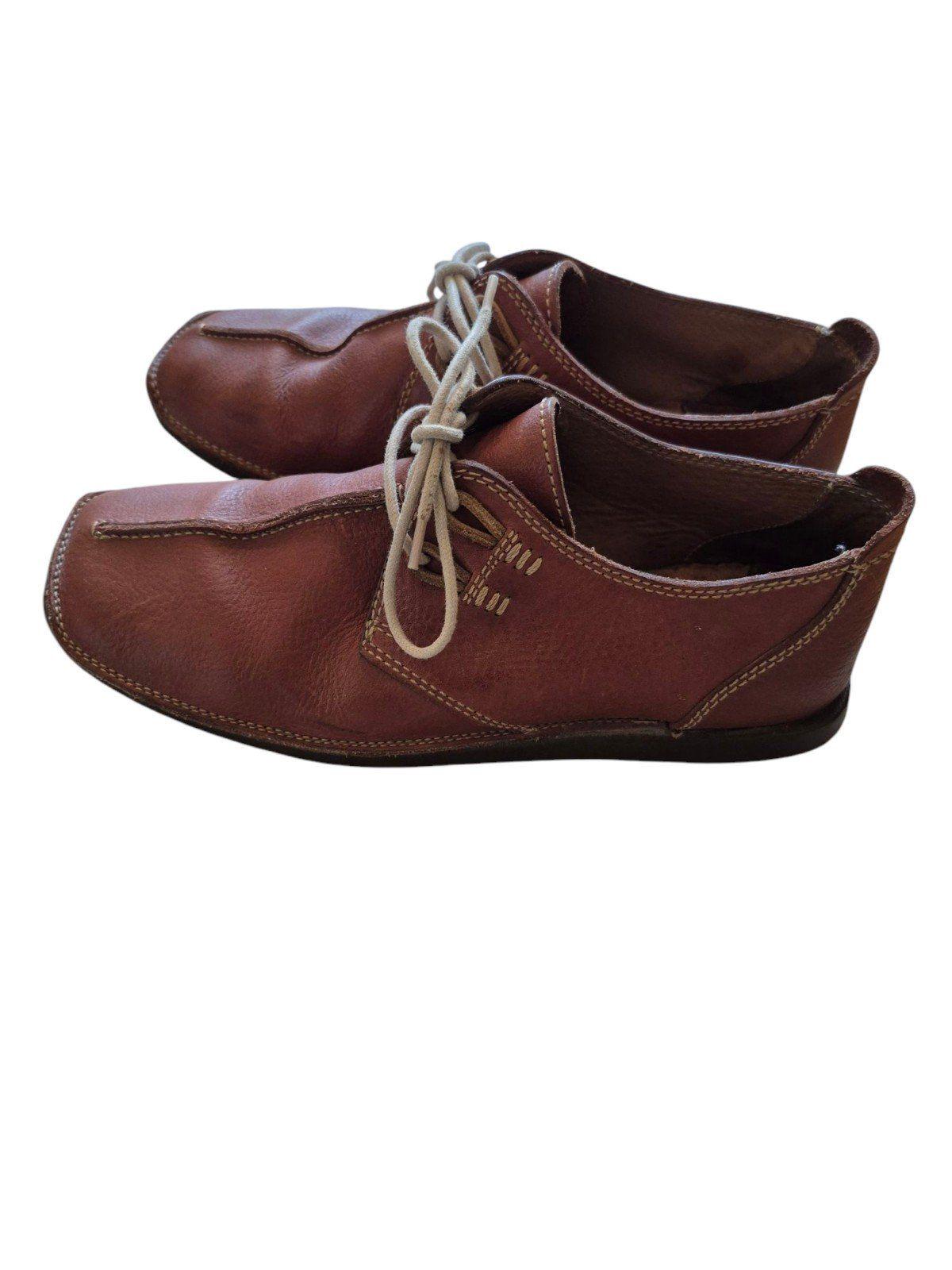 Johnston & Murphy Mens VTG 90s Y2K Leather Split Toe Oxford Shoes Cognac Sz 9 Johnston & Murphy Mens VTG 90s Y2K Leather Split Toe Oxford  main image 2
