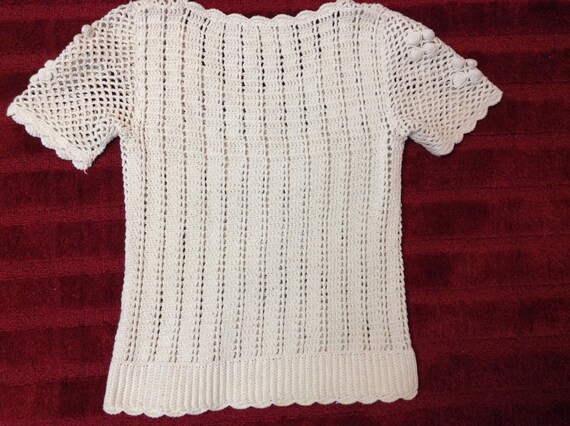 Sheree Massoquoi boho handmade crochet sweater - … - image 9
