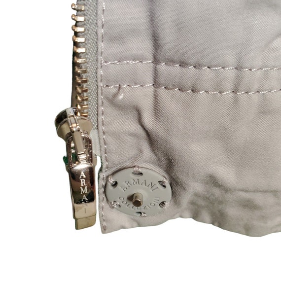 Armani Collezioni Swing Jacket Silver Gray Twill … - image 6