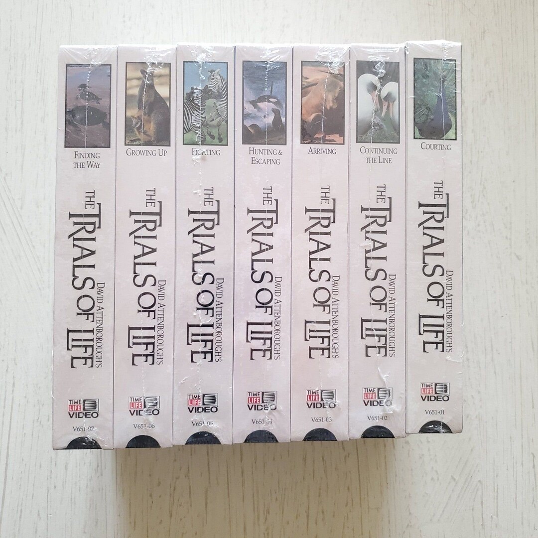 Time Life Video David Attenborough the Trails of Life VHS Series  