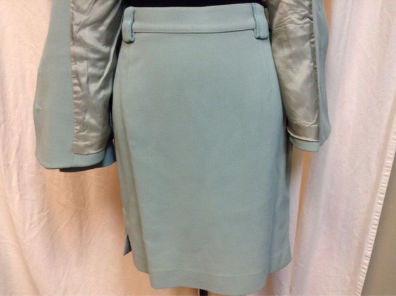 Chantal Thomass Paris Aqua Skirt Suit w/ Mother o… - image 4