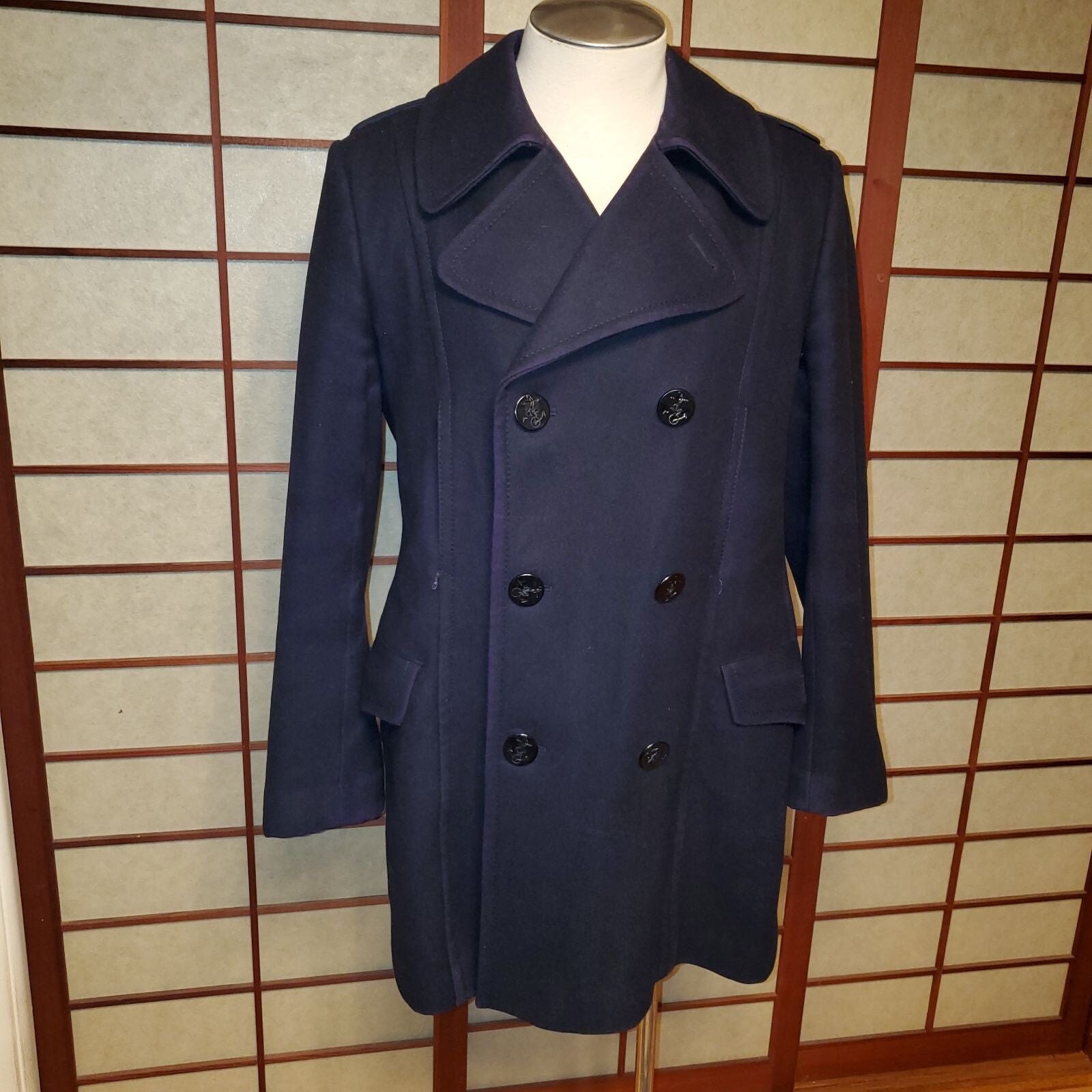 navy bridge coat for sale