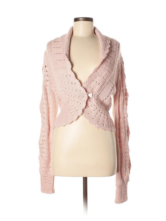 twiggy LONDON Chunky Wool Blend Crochet Poet Sleev