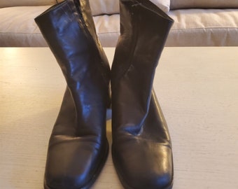 Square Toe Booties - Etsy