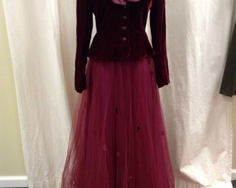 Jupe ESCADA noire, taille 40,/42, 100% laine vierge, élégant (D