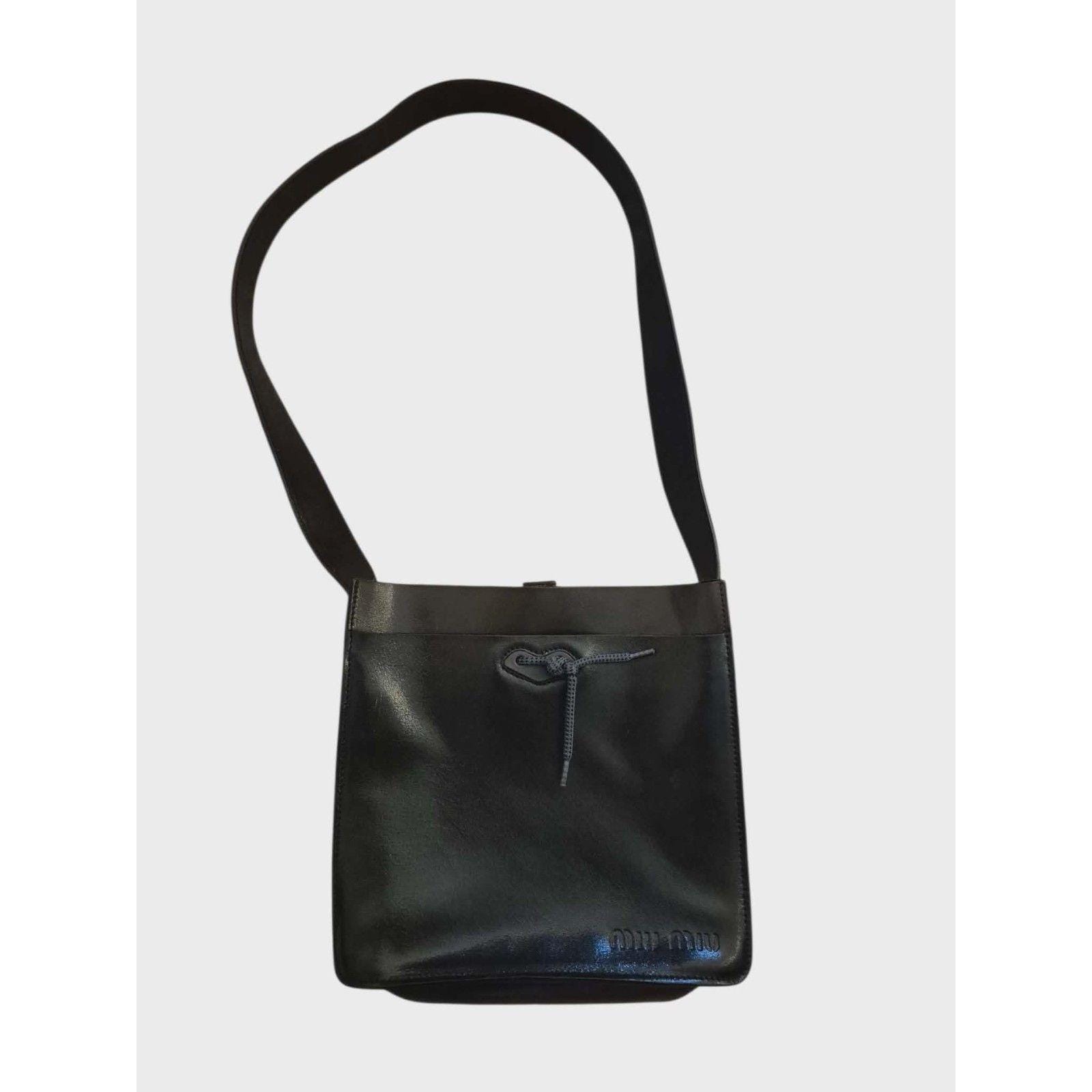 Vintage Miu Miu Leather Bag - Etsy