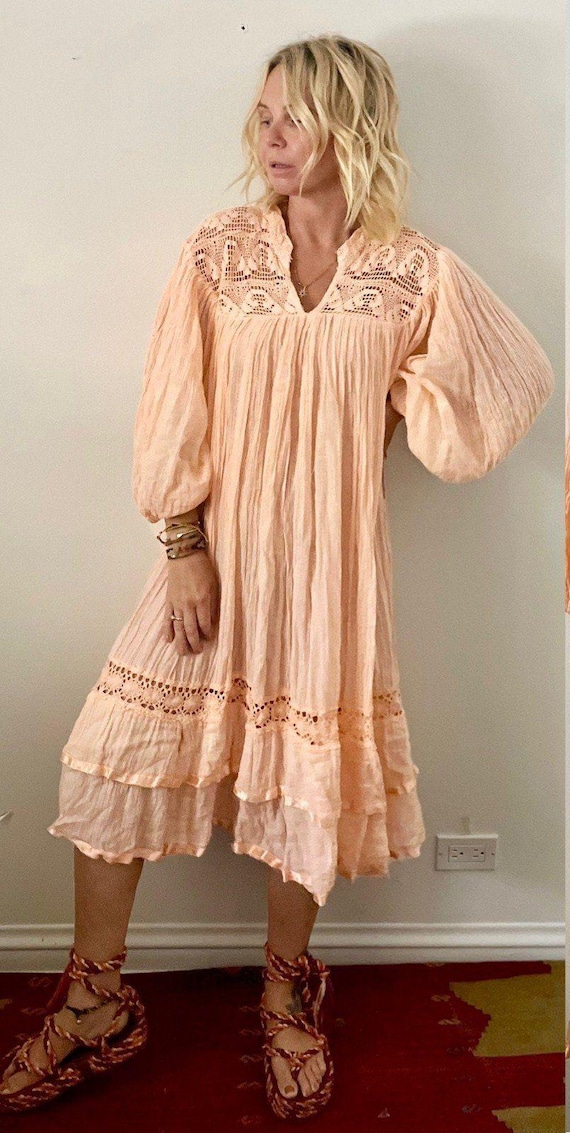 gauzy midi dress PIA DRESS