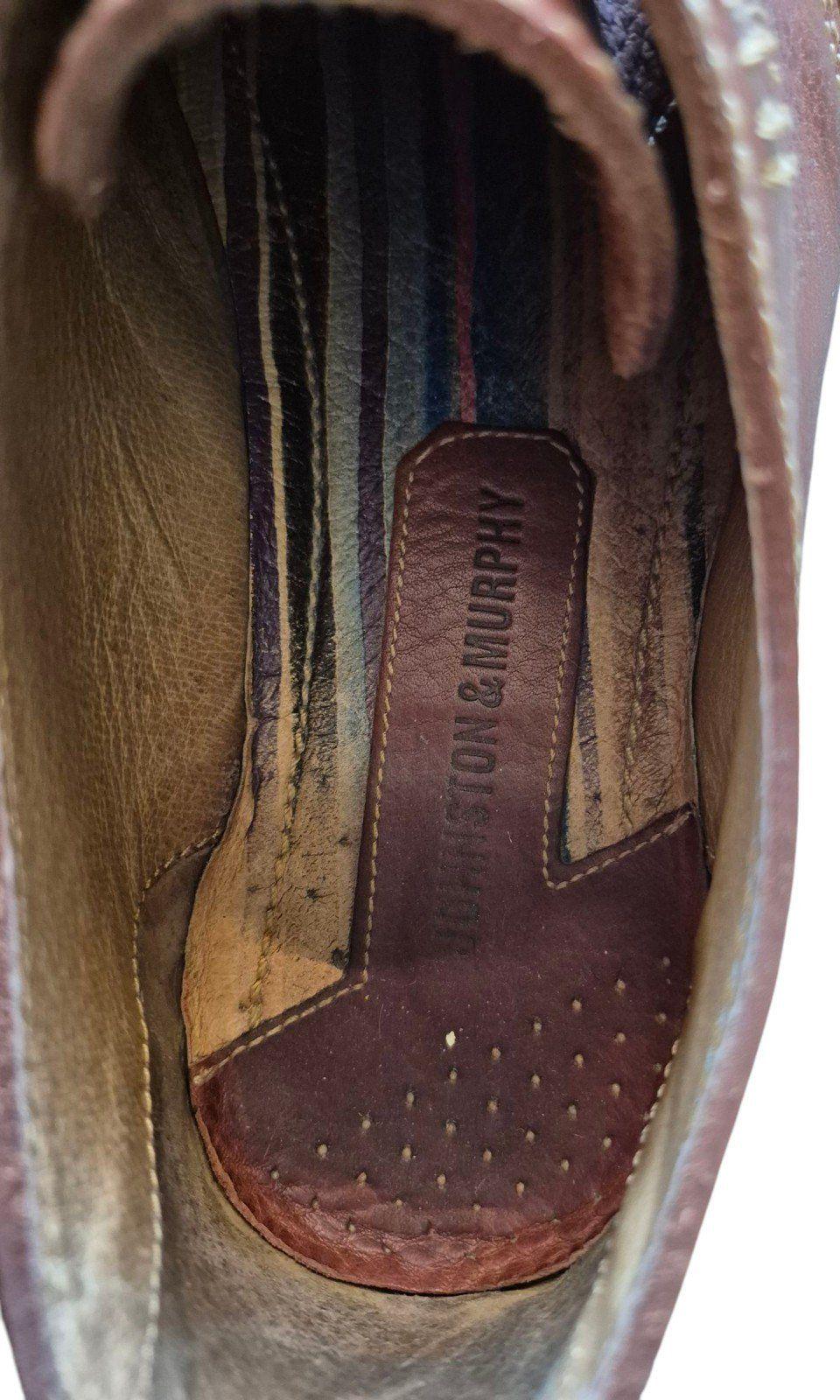 Johnston & Murphy Mens VTG 90s Y2K Leather Split Toe Oxford  display picture 1