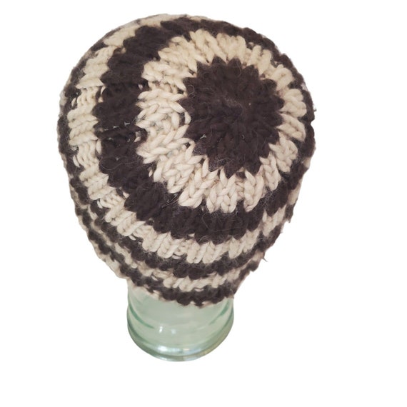 Scala Knit Beanie Hat Stripe Knit Unisex One Size… - image 3