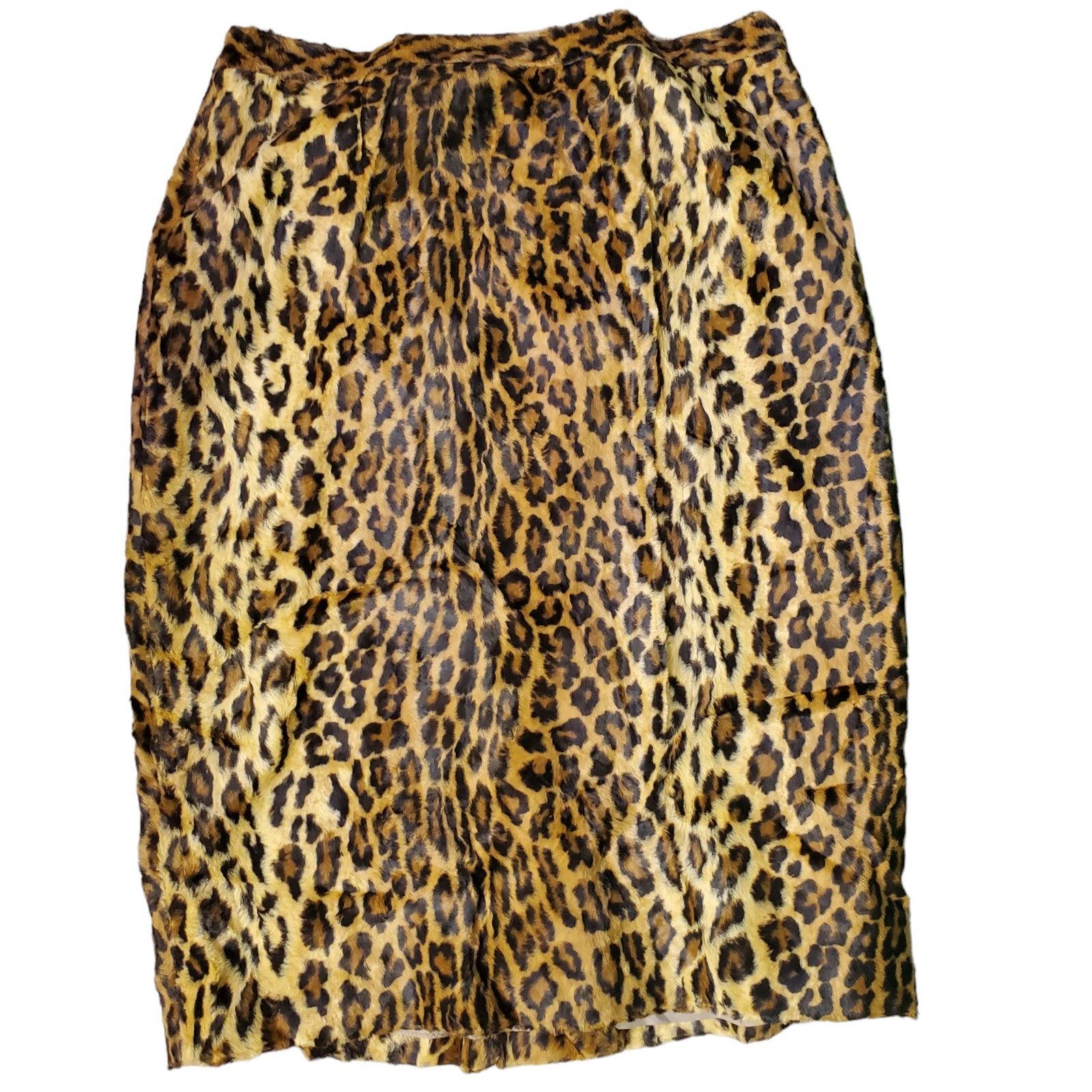 Leopard Fur Skirt