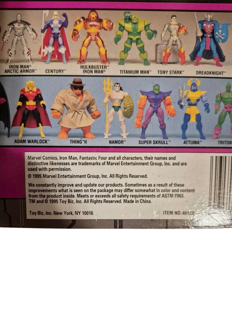Figura de acción de Iron Man Arctic Armor con garra de lanzamiento Marvel TV Toy Biz 1995 NUEVO imagen 4