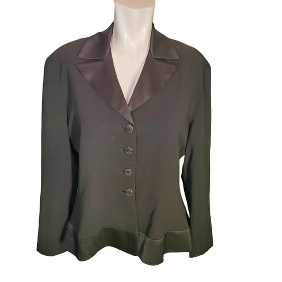 Zelda for HENRI Bendel Vintage Tuxedo Jacket Blaz… - image 1