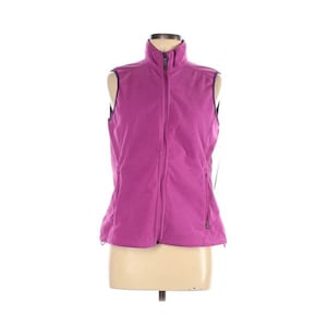 LL Bean NIEUW! Roze Polartec-fleecevest activewear-jack M
