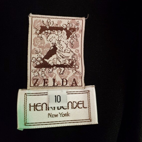 Zelda for HENRI Bendel Vintage Tuxedo Jacket Blaz… - image 5