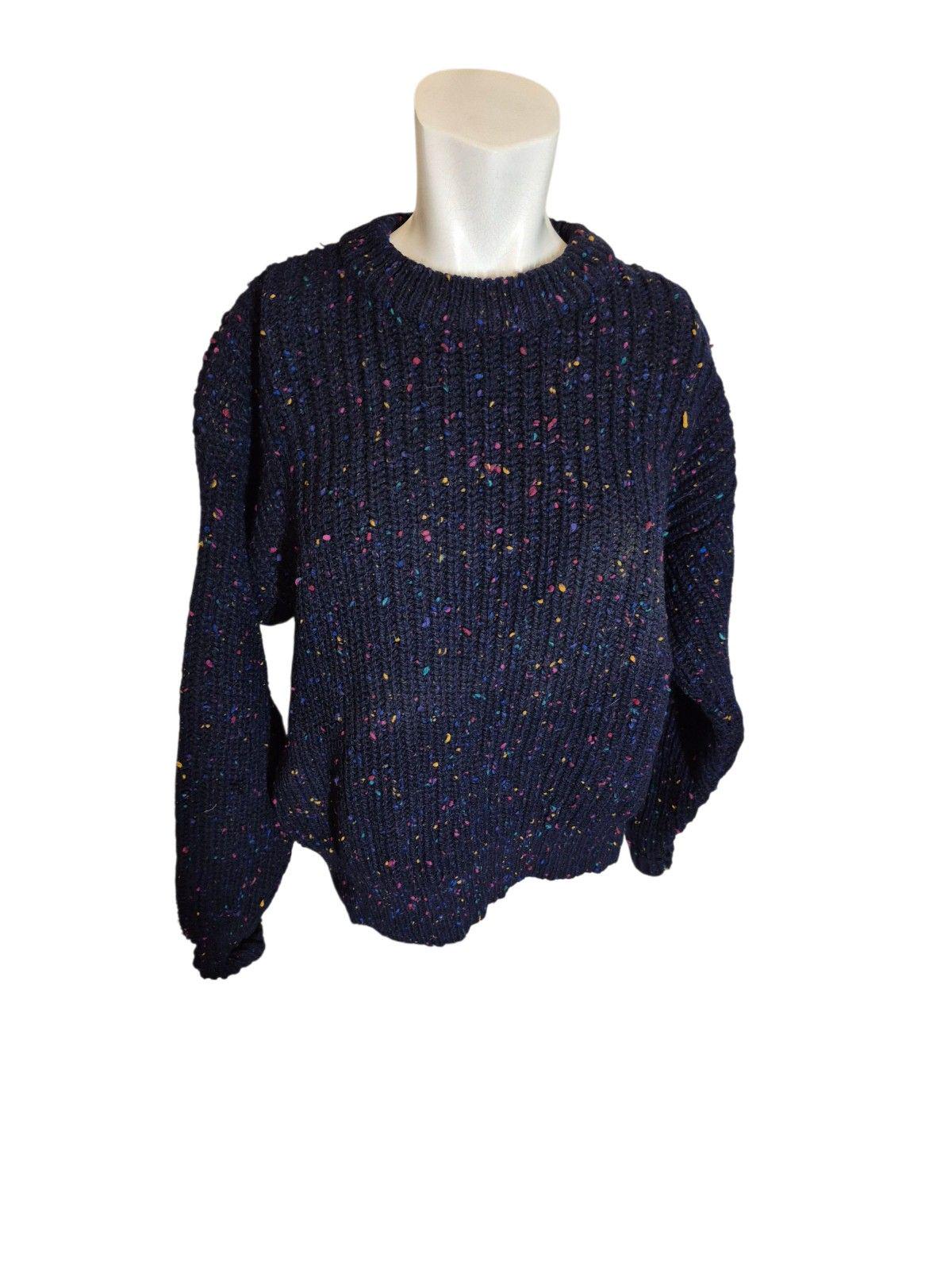 トップス \"OLD GAP\" rainbow nep wool knit gap GAP Rainbow Chunky Knit Sweater – Holy Thrift