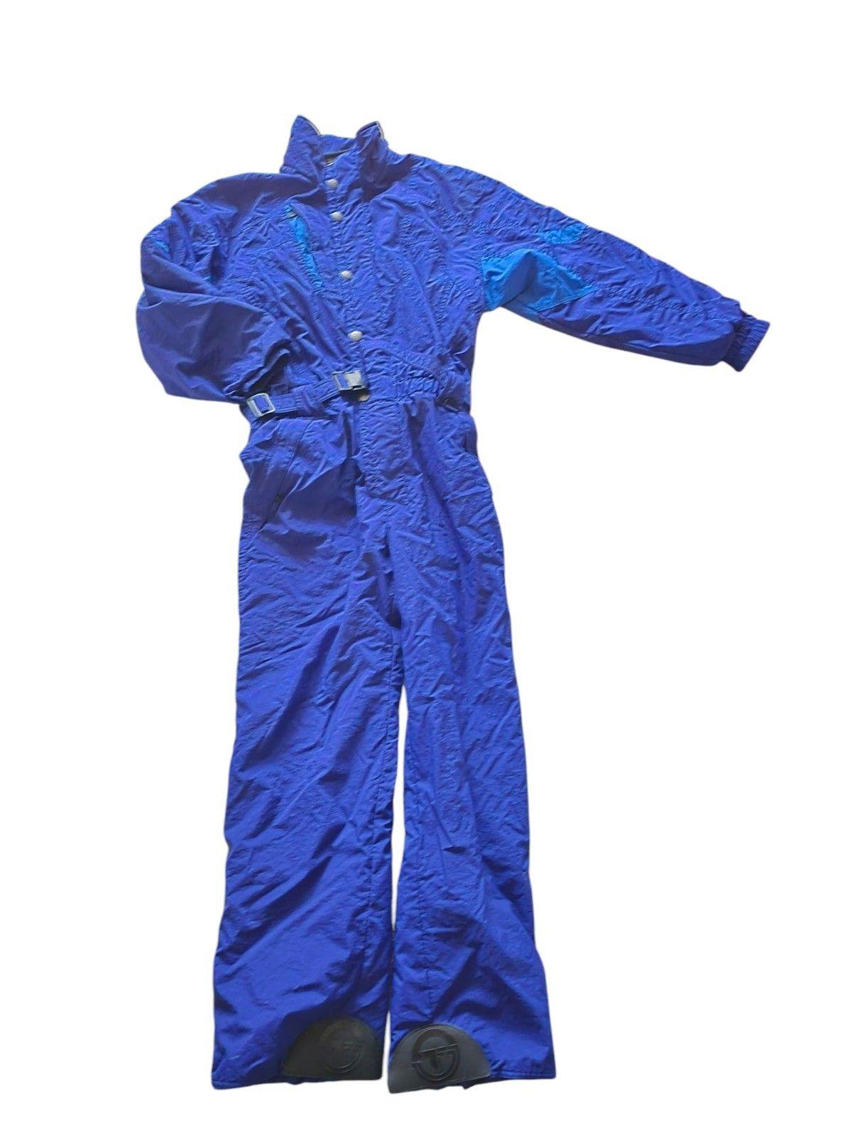 Tyrolia By Head VTG 90s Men's Large Ski Suit One Piece Snowsuit Blue Sz L