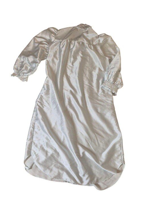 Camicia Da Notte Donna Miss Elaine In Seta Nylon – Stile Vintage, Sciancrato, Scollo A V Profondo, Lungo