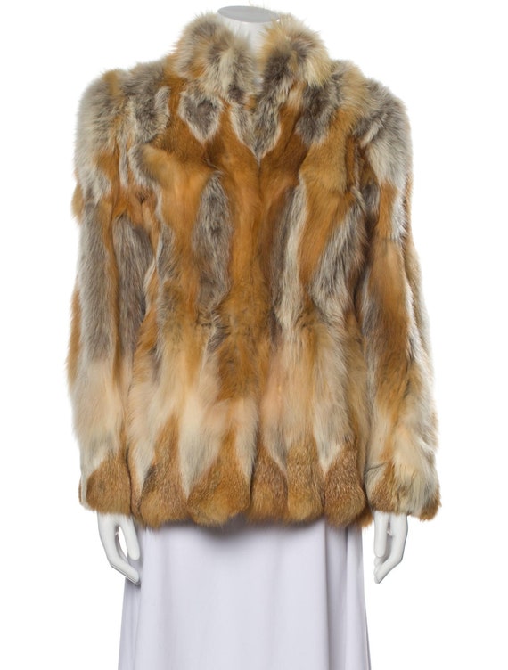 Olga Furs New York Vintage Short Fox Fur Coat Size Xs S Hong Kong Vintage Short Fox Fur Coat Size, Nyc Vintage Fur Coats