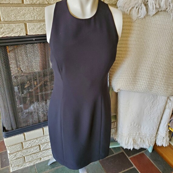 Jones New York Crepe Vintage Halter Little Black Sheath Dress SZ Small - Etsy Denmark Jones New York Crepe Vintage Halter Little Black Sheath Dress SZ Small - Etsy Denmark