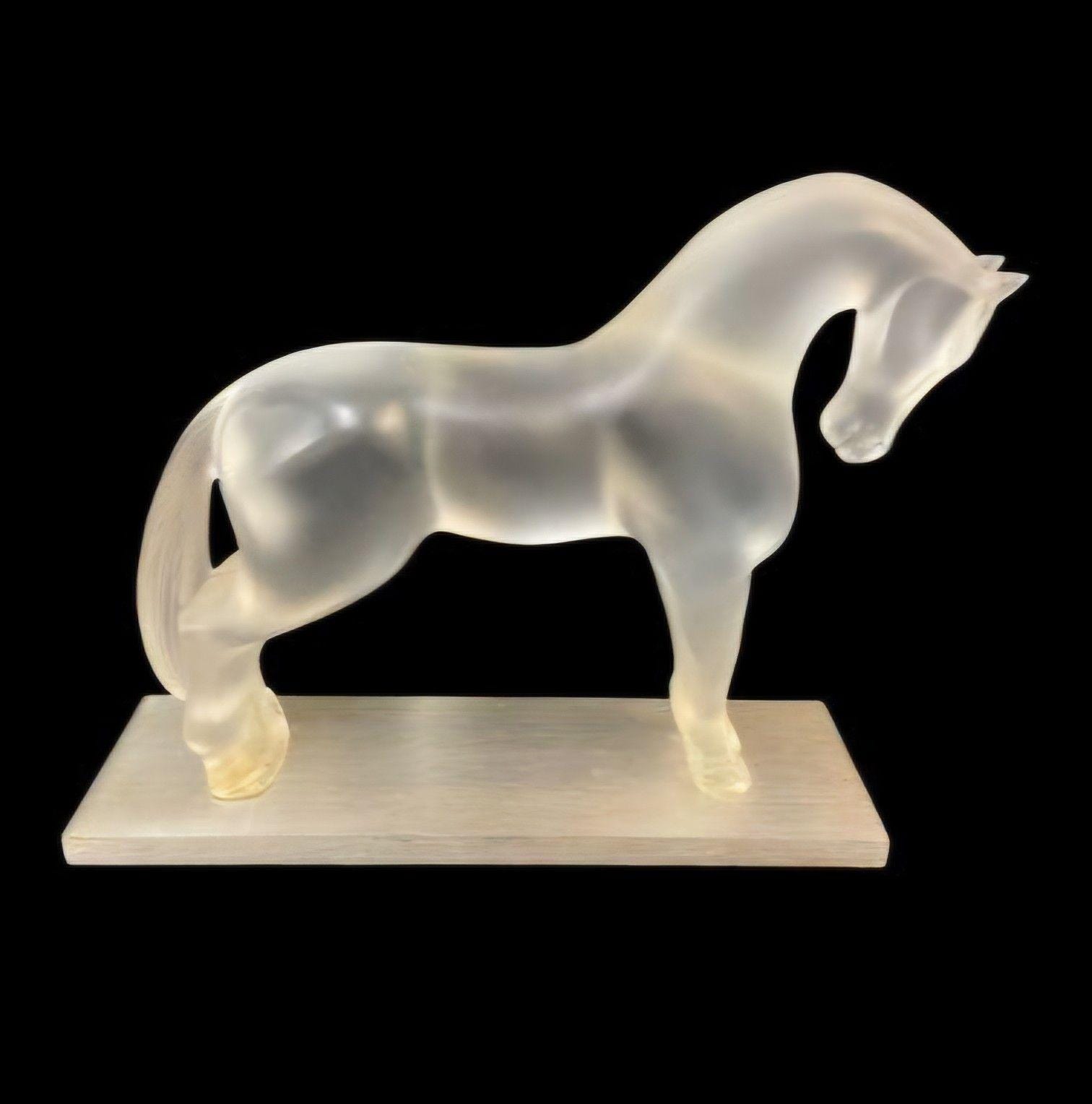 Lalique Horse - Etsy