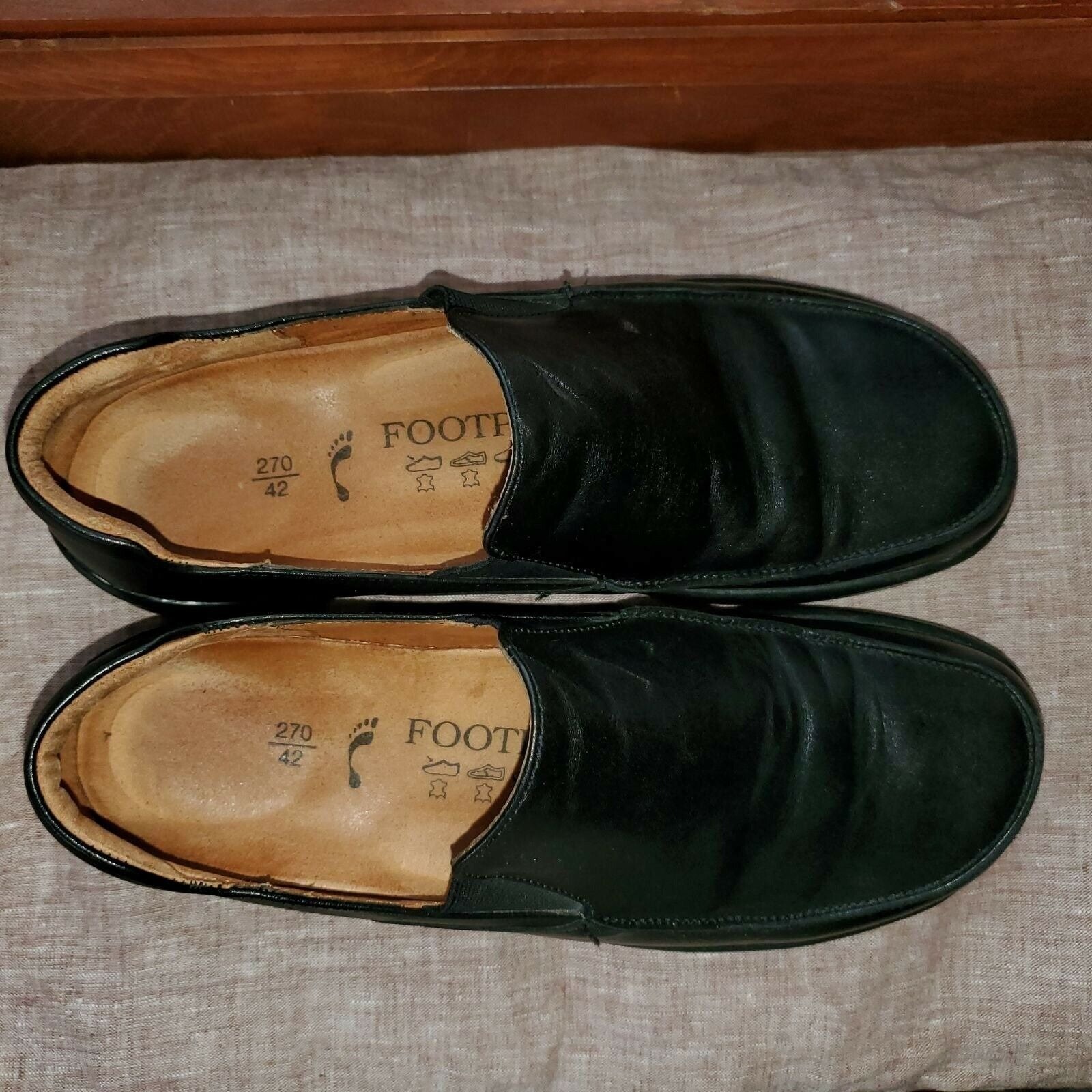 Birkenstock Napoli Black Leather Loafer 42/9 (narrow/regular  display picture 1