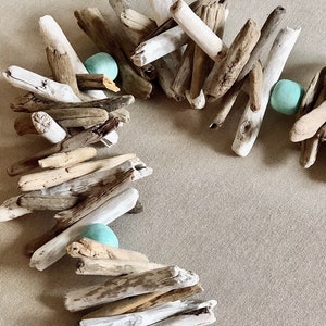 Coastal Decor Beach, Driftwood Beach Decor, Beach Decor, Driftwood Wall Art, Driftwood Garland, Beach Garland, Nautical Party Decor image 5