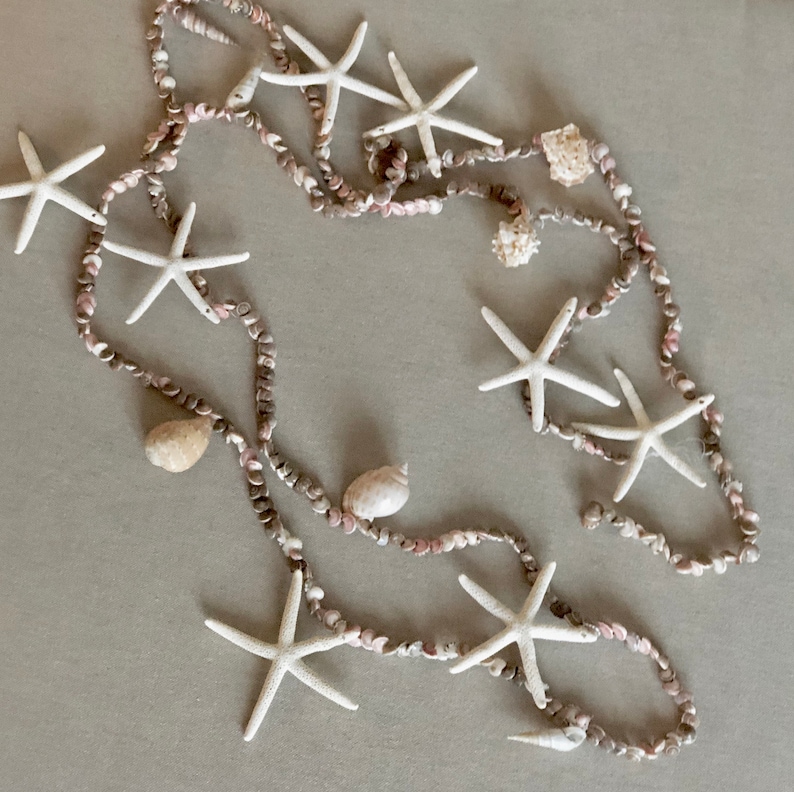 Beach Garland Beach Decor Shell Garland Seashell Garland Etsy