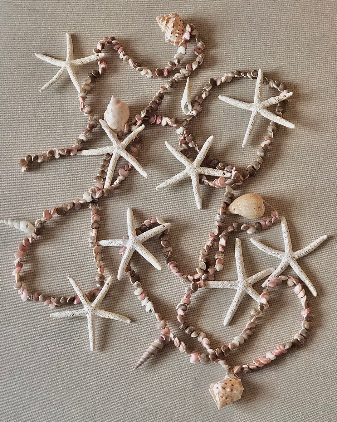 Beach Garland, Beach Decor, Shell Garland, Seashell Garland, Beach