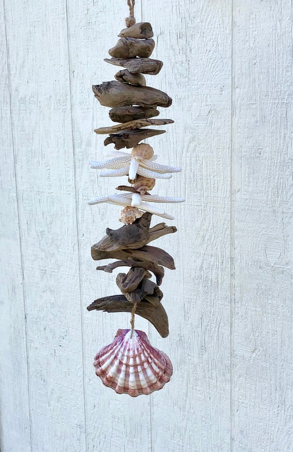 Seashell Wind Chimes, Beach Decor, Beach Wall Art, Coastal Decor, Driftwood  Garland, Seashell Garland, Hanging Shells, Shell Wind Chime -  Canada