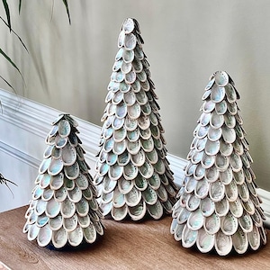 Abalone Shell Tree: Beach Home Table Accent Decor